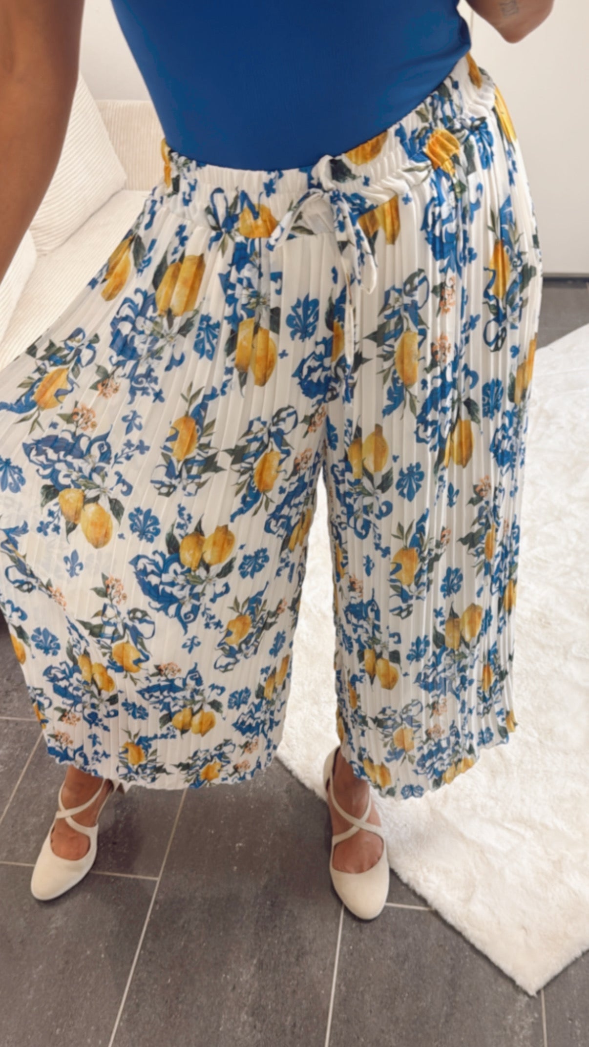 Pantalón plisado " Citrus "