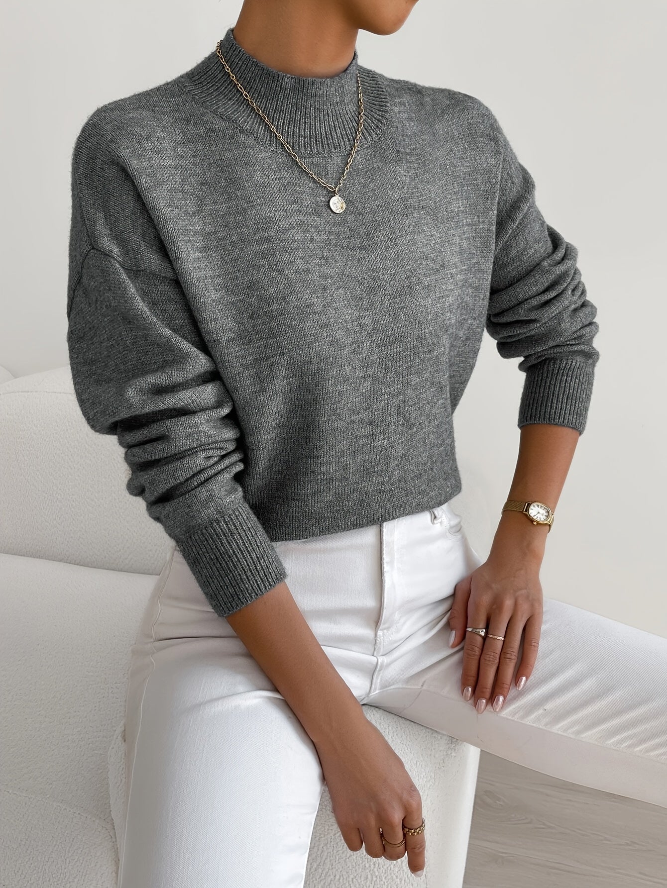 Jersey de cuello alto