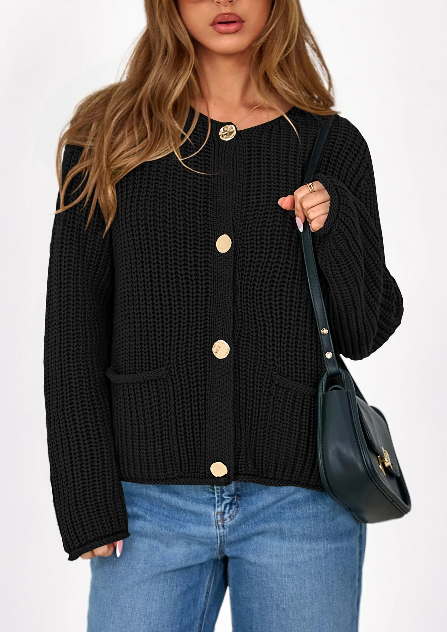 Cárdigan Corta Elegante