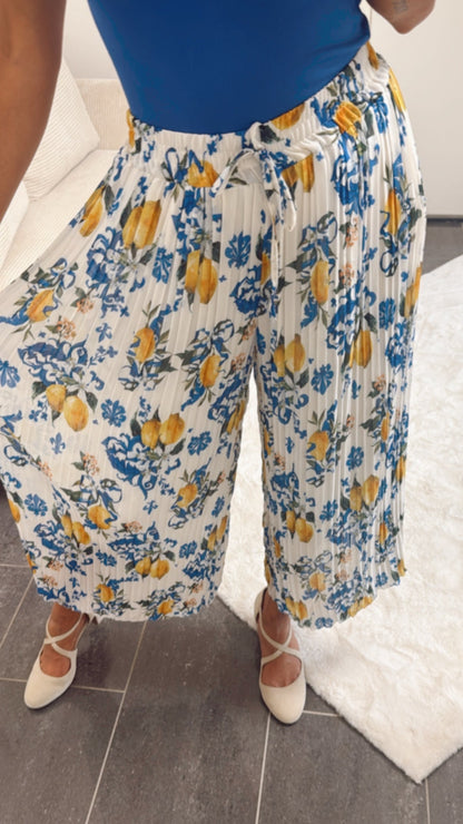 Pantalón plisado " Citrus "