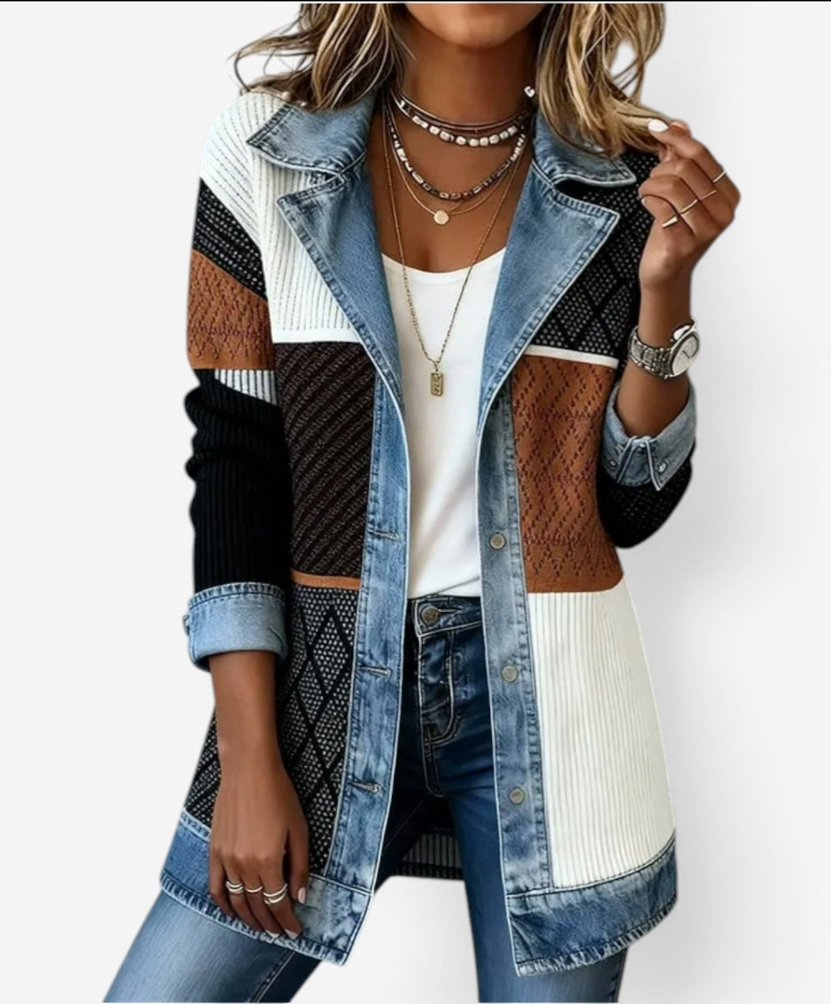 Emilia™ | Chaqueta Denim Fusion