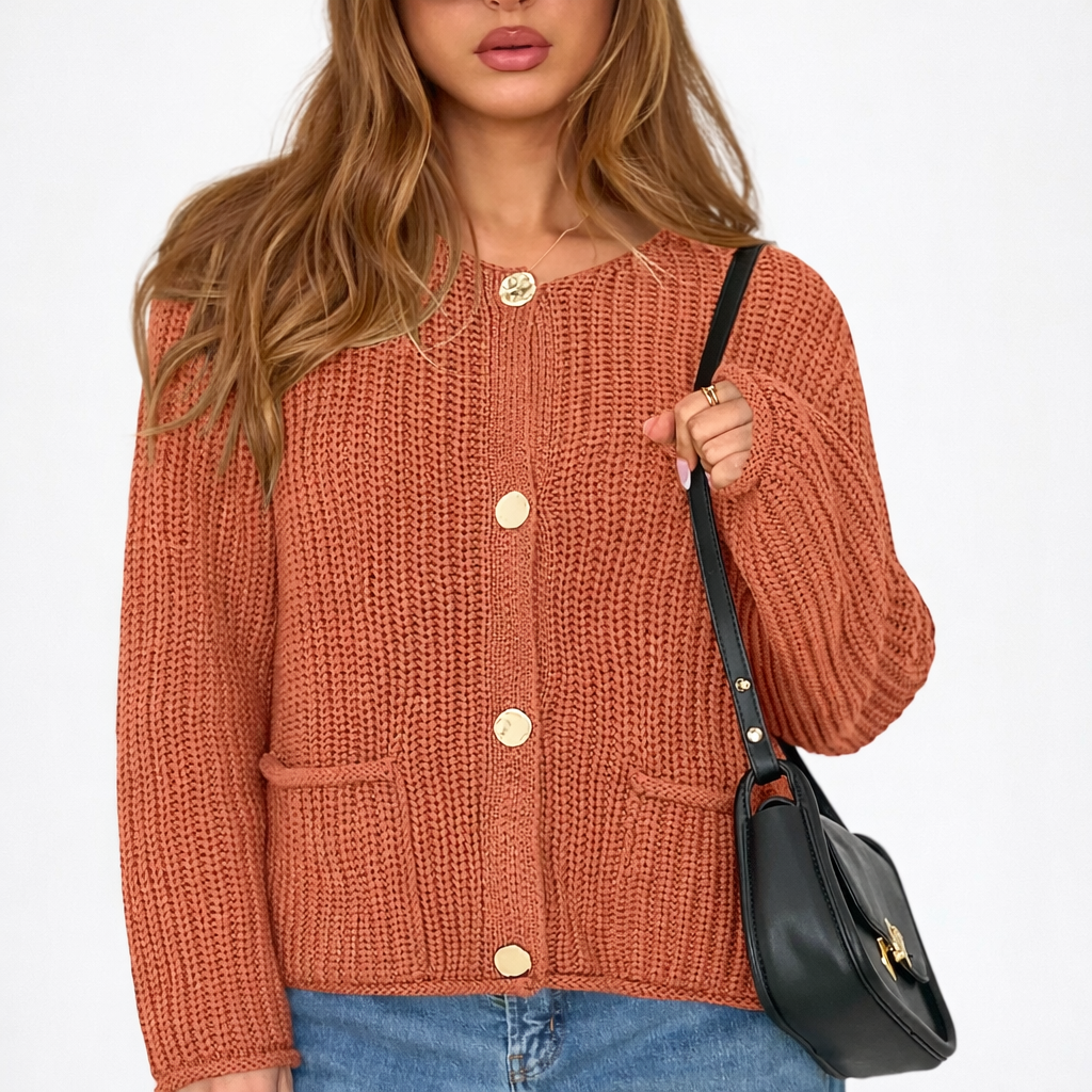 Cárdigan Corta Elegante
