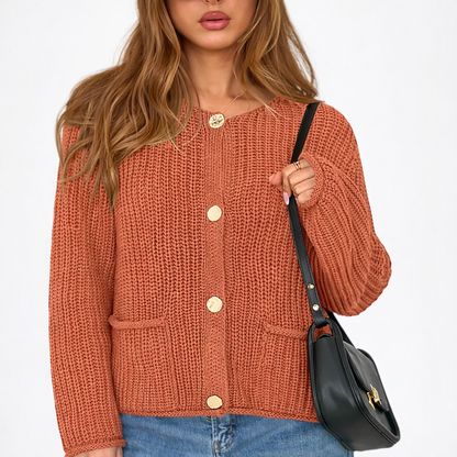 Cárdigan Corta Elegante