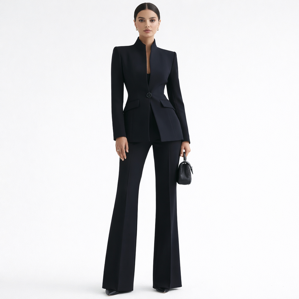 GIA | Conjunto blazer y pantalón palazzo