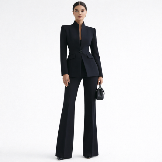 GIA | Conjunto blazer y pantalón palazzo