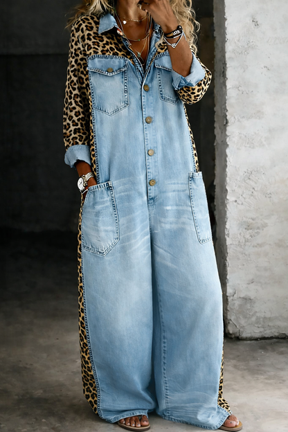 Mono con leopardo