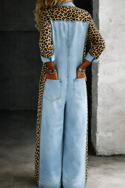 Mono con leopardo