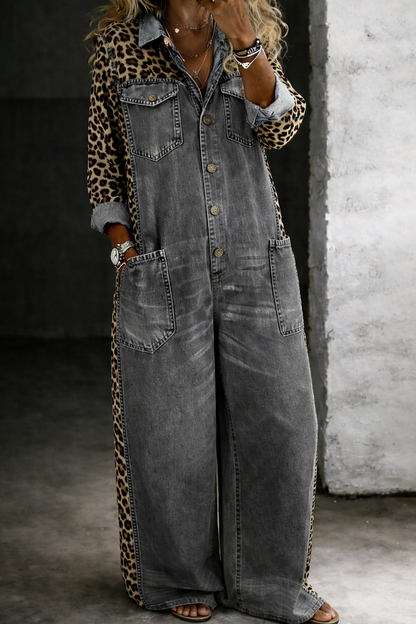 Mono con leopardo