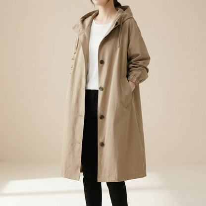 Chaqueta cortavientos informal para mujer