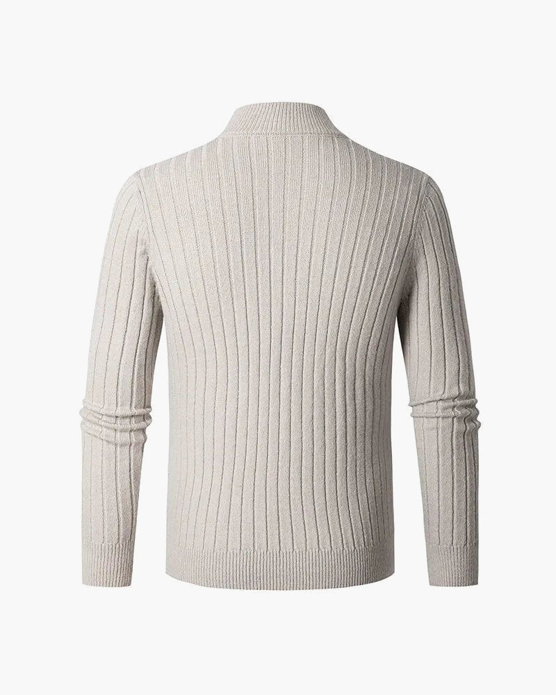 ZERMAT | Jersey de Cuello Alto con Media Cremallera