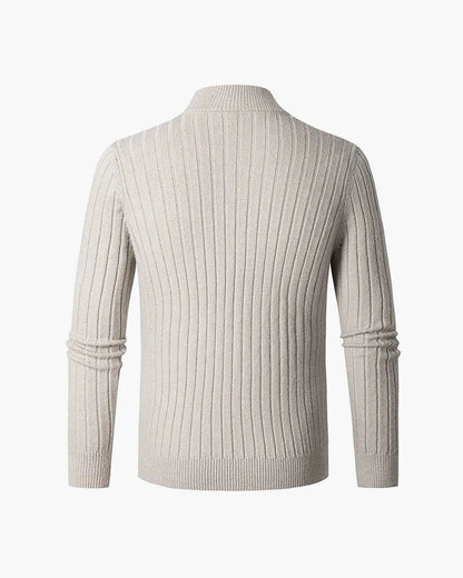 ZERMAT | Jersey de Cuello Alto con Media Cremallera