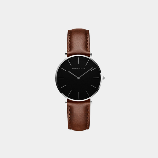 PRESTIGE™ | Reloj redondo correa cuero