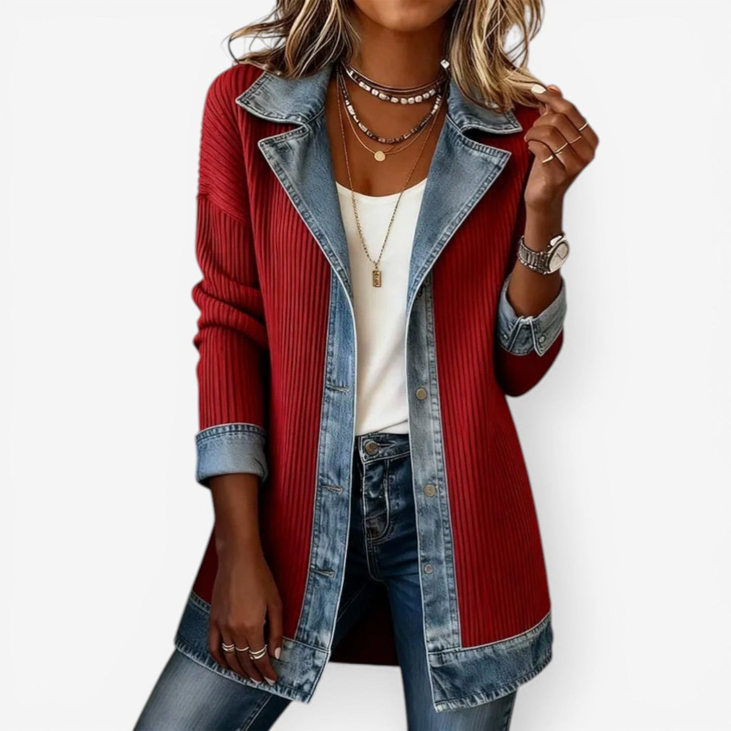 Emilia™ | Chaqueta Denim Fusion