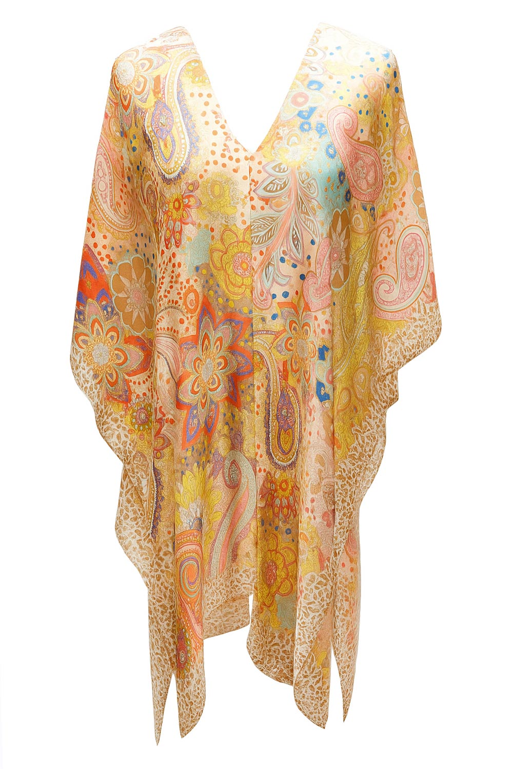 Kaftán boho estampado | Multicolor