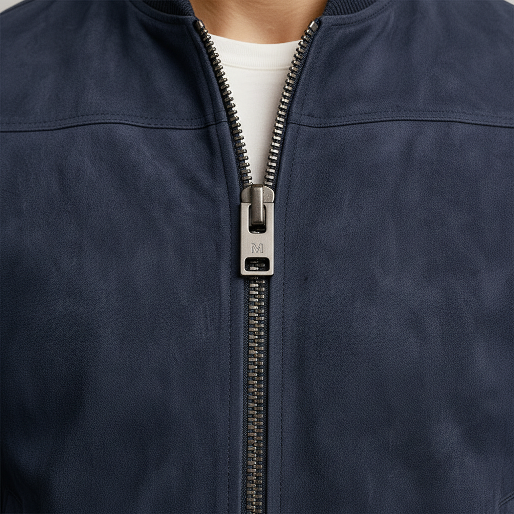 Chaqueta de piel de ante