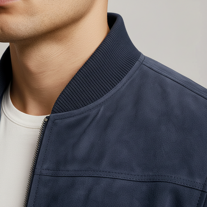 Chaqueta de piel de ante