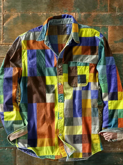 Gael | Camisa Patchwork Vintage