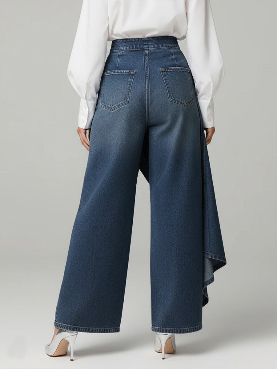 Pantalones vaqueros cruzados