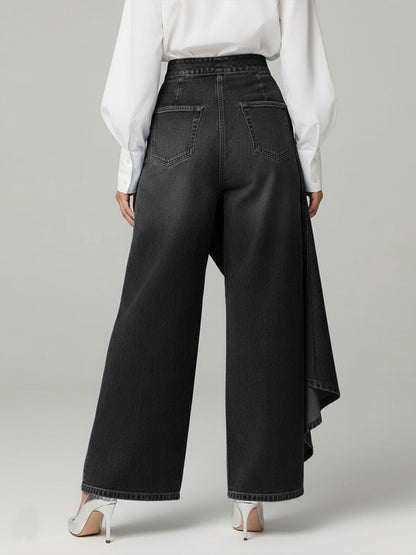 Pantalones vaqueros cruzados