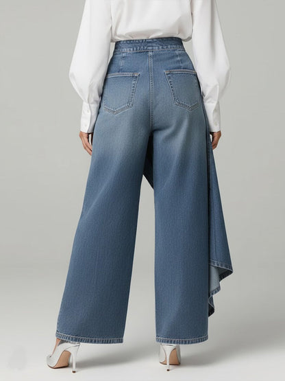 Pantalones vaqueros cruzados