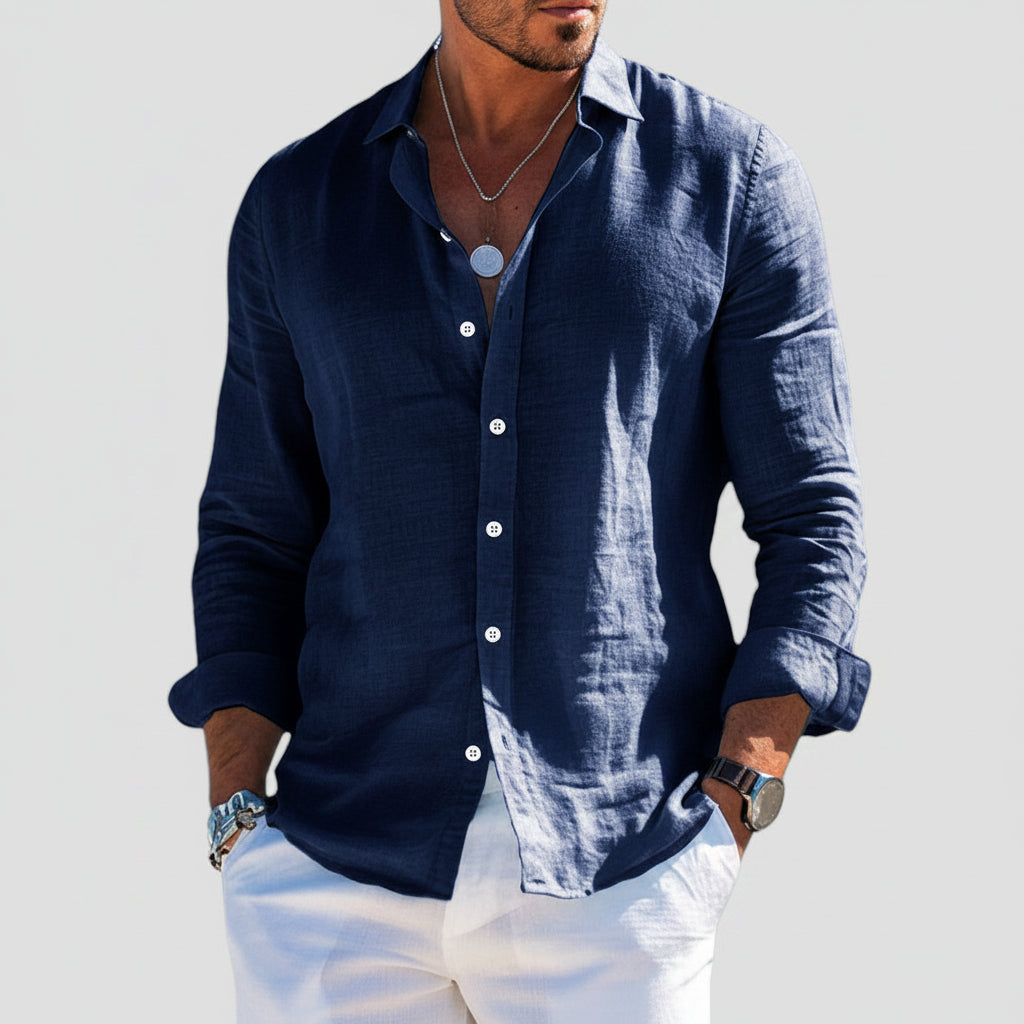 CAMISA VERANIEGA DE CORTE HOLGADO