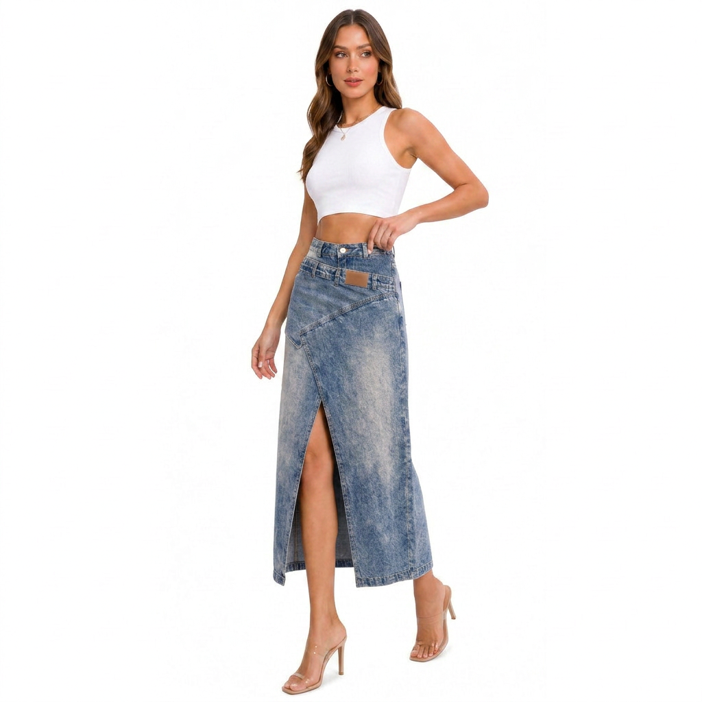 Falda Lía en denim