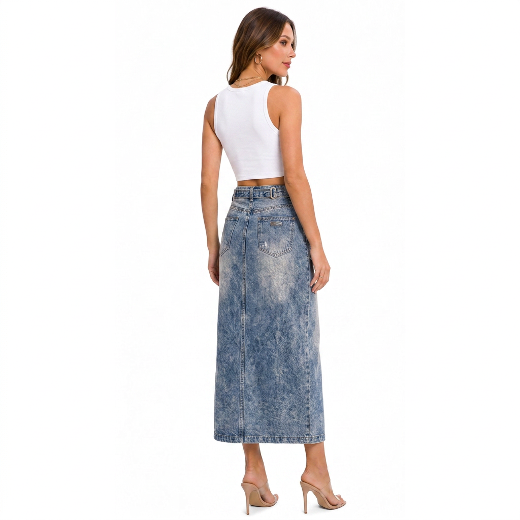Falda Lía en denim