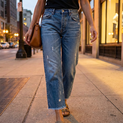 Vaqueros Cropped Vintage