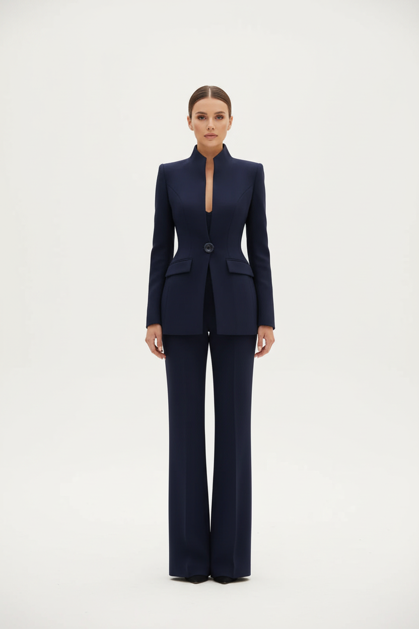 GIA | Conjunto blazer y pantalón palazzo