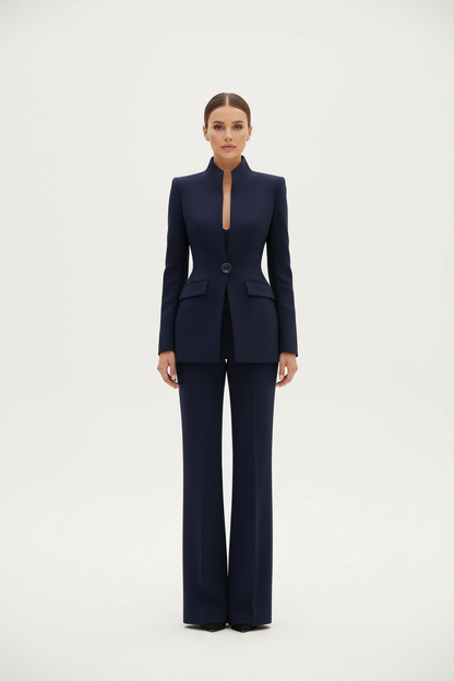 GIA | Conjunto blazer y pantalón palazzo